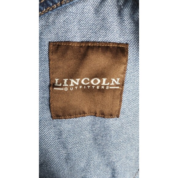 Lincoln Outfitters Denim Overalls Men’s 42x30 Blue Jean Bib Workwear 100% Cotton - Picture 4 of 14